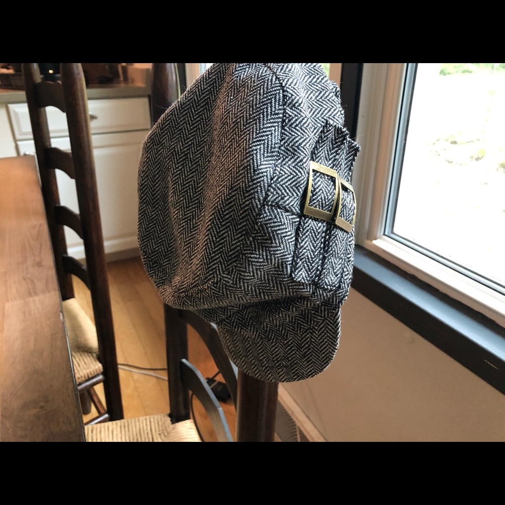 Crows foot tweed hat - Picture 3 of 4